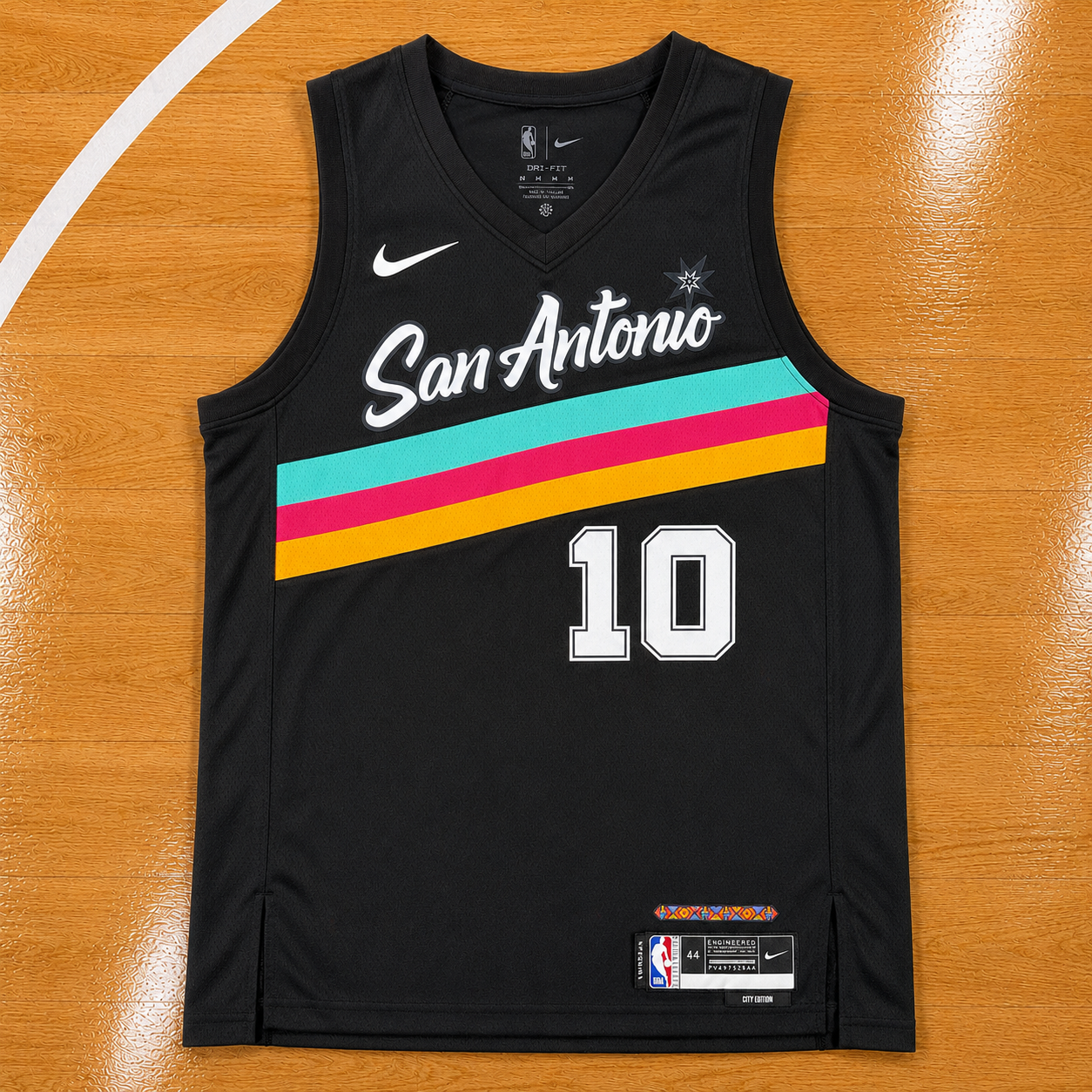 Canotta San Antonio Spurs City Edition 2024/25 Jeremy Sochan #10