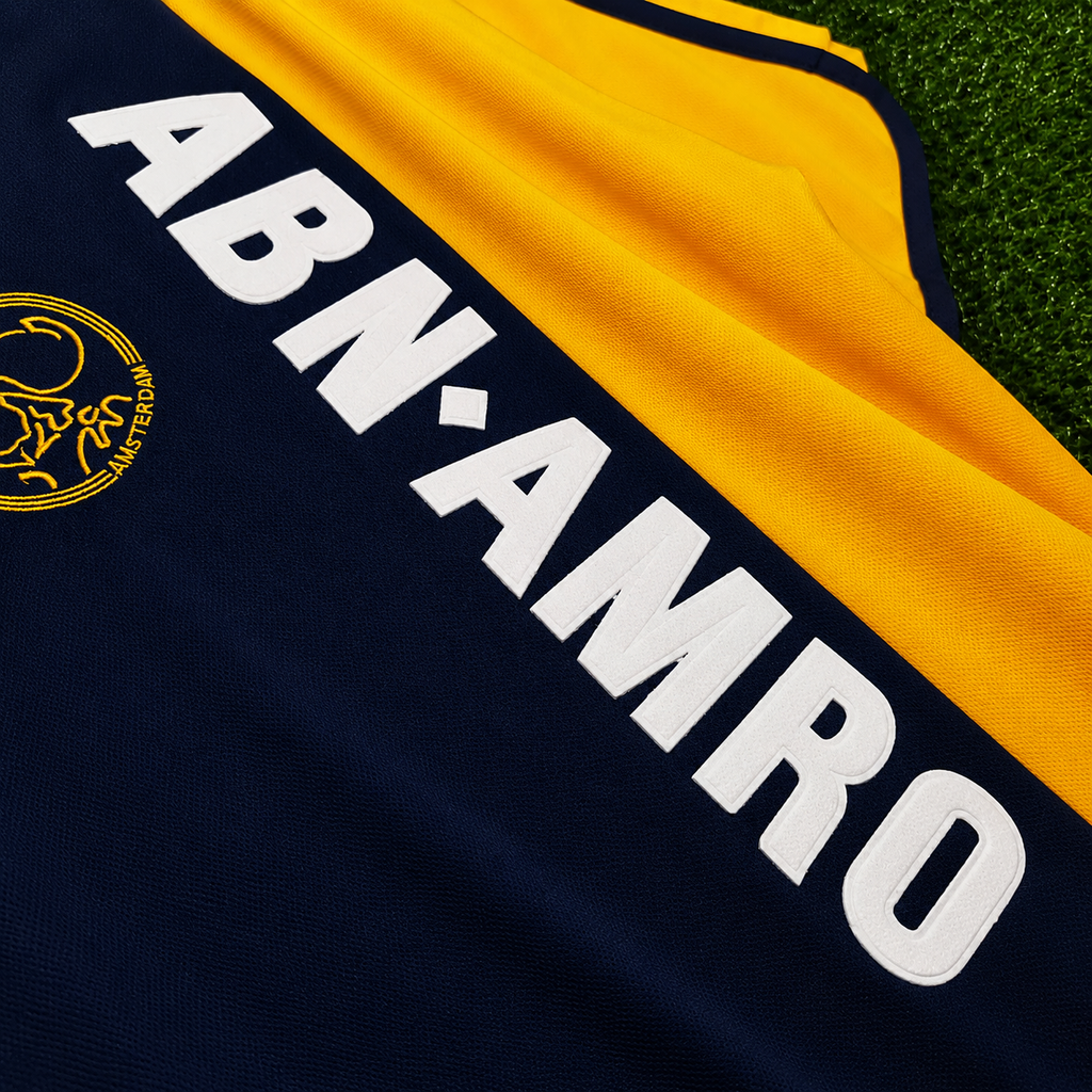 Ajax Amsterdam Away Jersey Retro Adidas Giallo/Blu