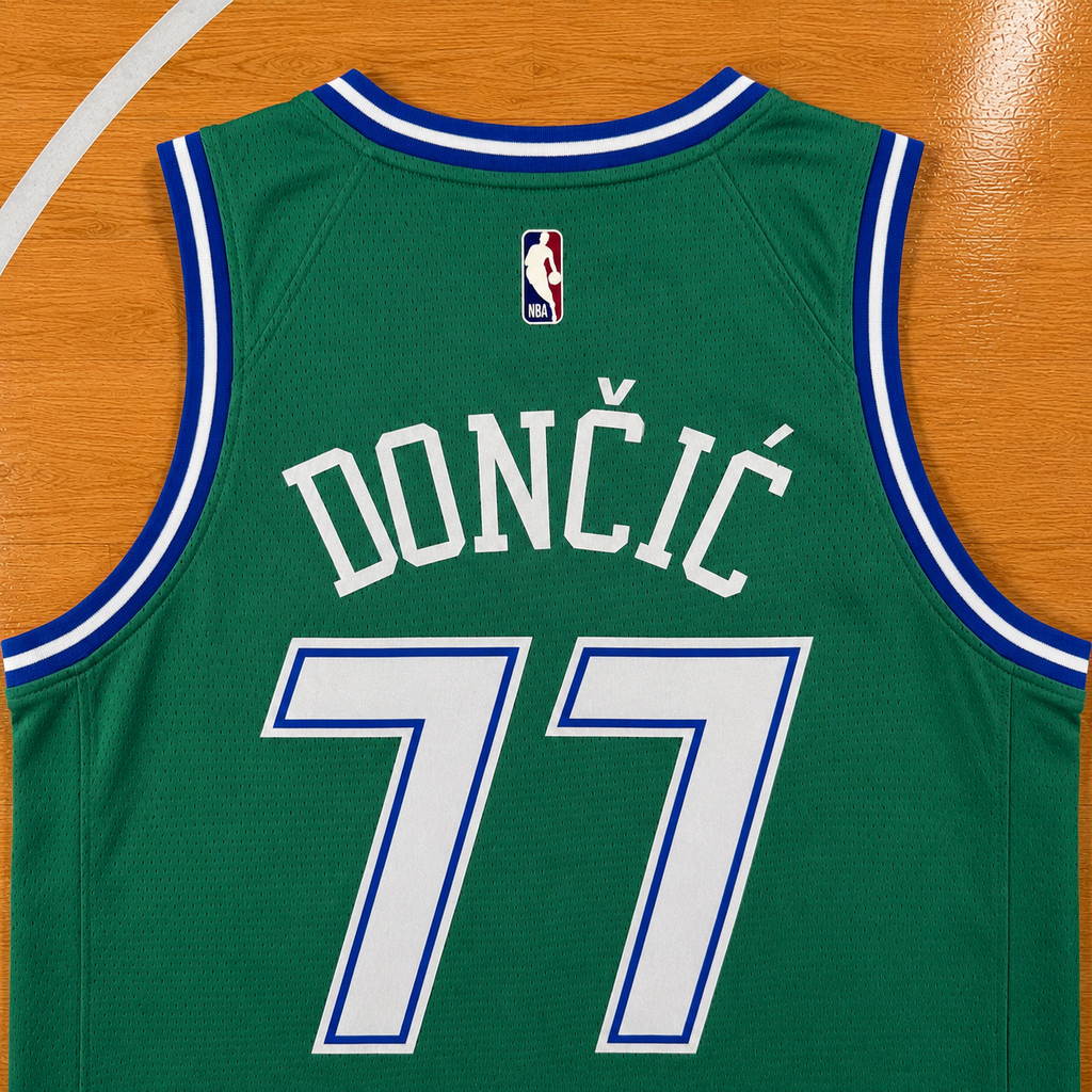 Canotta NBA Dallas Mavericks Classic Edition Verde #77 Luka Dončić