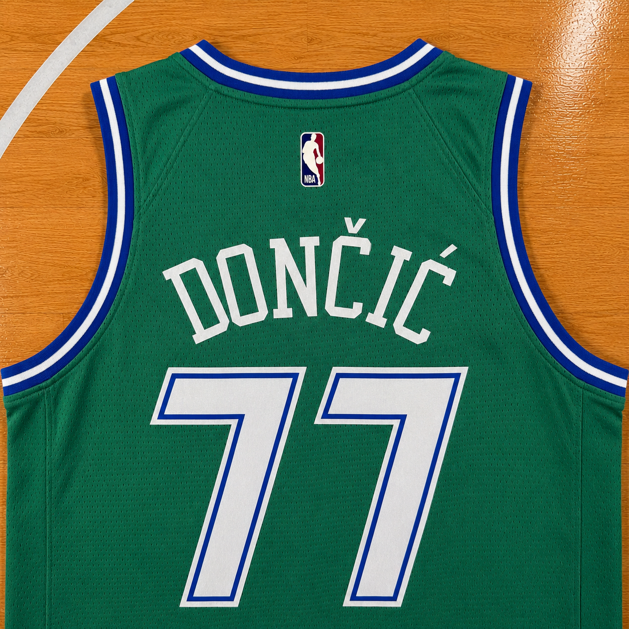 Canotta NBA Dallas Mavericks Classic Edition Verde #77 Luka Dončić