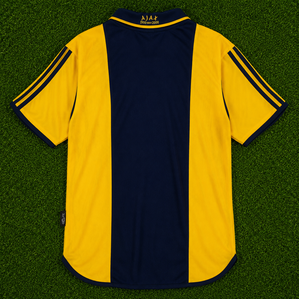 Ajax Amsterdam Away Jersey Retro Adidas Giallo/Blu