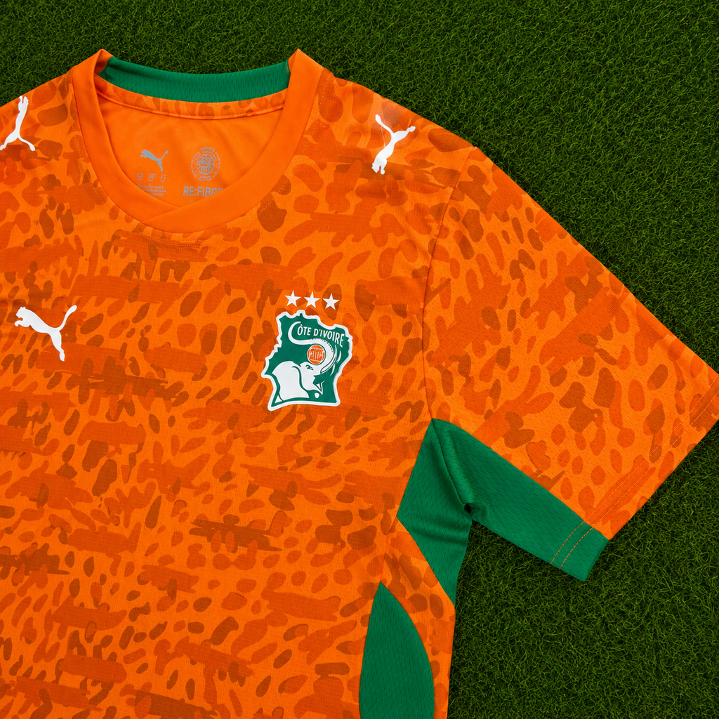 Maglia Costa d’Avorio Home 2026 Puma Arancione