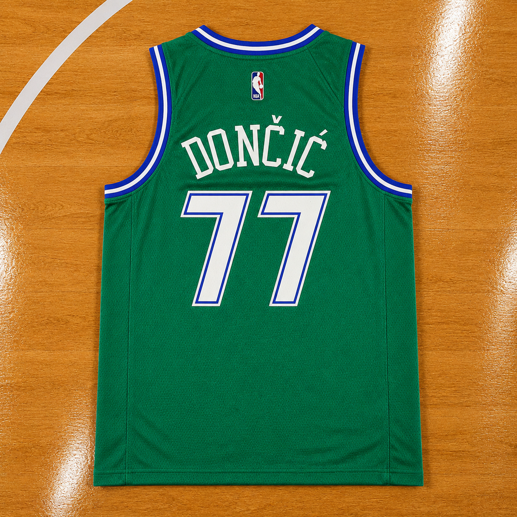 Canotta NBA Dallas Mavericks Classic Edition Verde #77 Luka Dončić