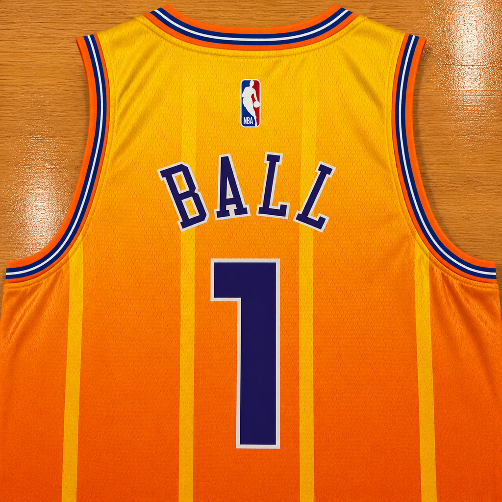 Canotta NBA Charlotte Hornets Statement Edition Arancione #1 LaMelo Ball