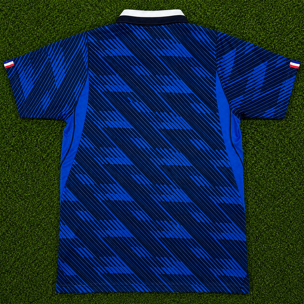 Maglia Francia Home 2024/25 – Polo Blu con Colletto | Due Stelle